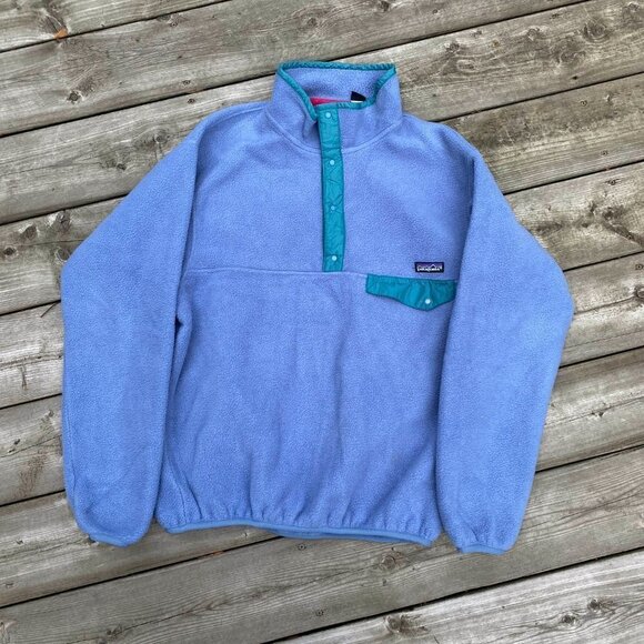 Vintage 2002 Patagonia Snap T Fleece Jacket Large - Picture 5 of 9